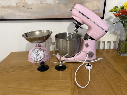 Salter retro pink stand mixer - retro,