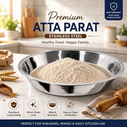 Stainless steel parat - steel, indian